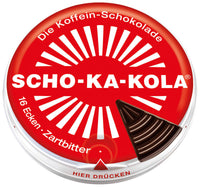 Ciocolată Energizantă Scho-Ka-Kola Zartbitter Amăruie - cu Cofeina, 100g