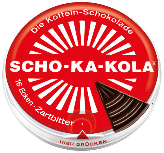 Ciocolată Energizantă Scho-Ka-Kola Zartbitter Amăruie - cu Cofeina, 100g