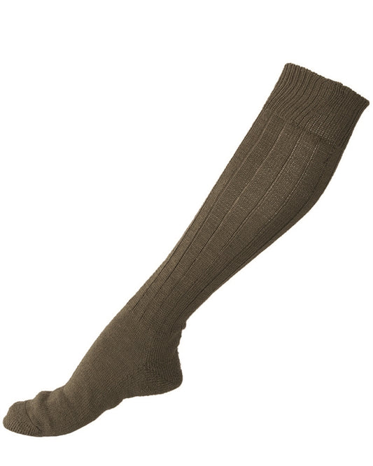 Ciorapi BW Mil-Tec pentru Bocanci – 95% Bumbac, 5% Poliamidă, Oliv