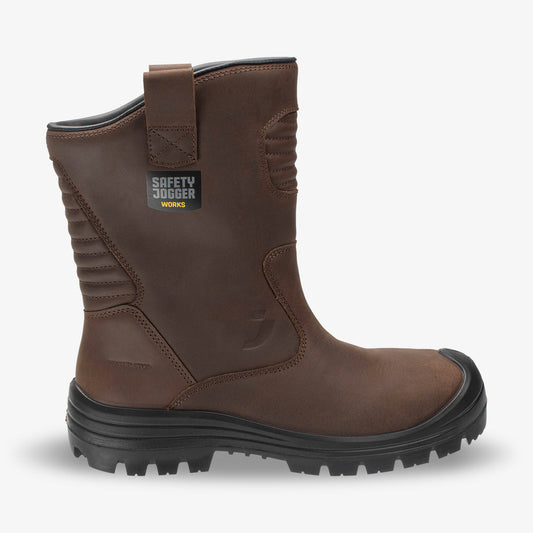 Cizmă înaltă Mayon S3S Safety Jogger - Maro Închis
