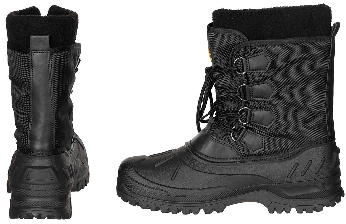 Cizme Iarnă Kälteschutzstiefel Negre FoxOutdoor - Hidrofuge, Talpă Impermeabilă