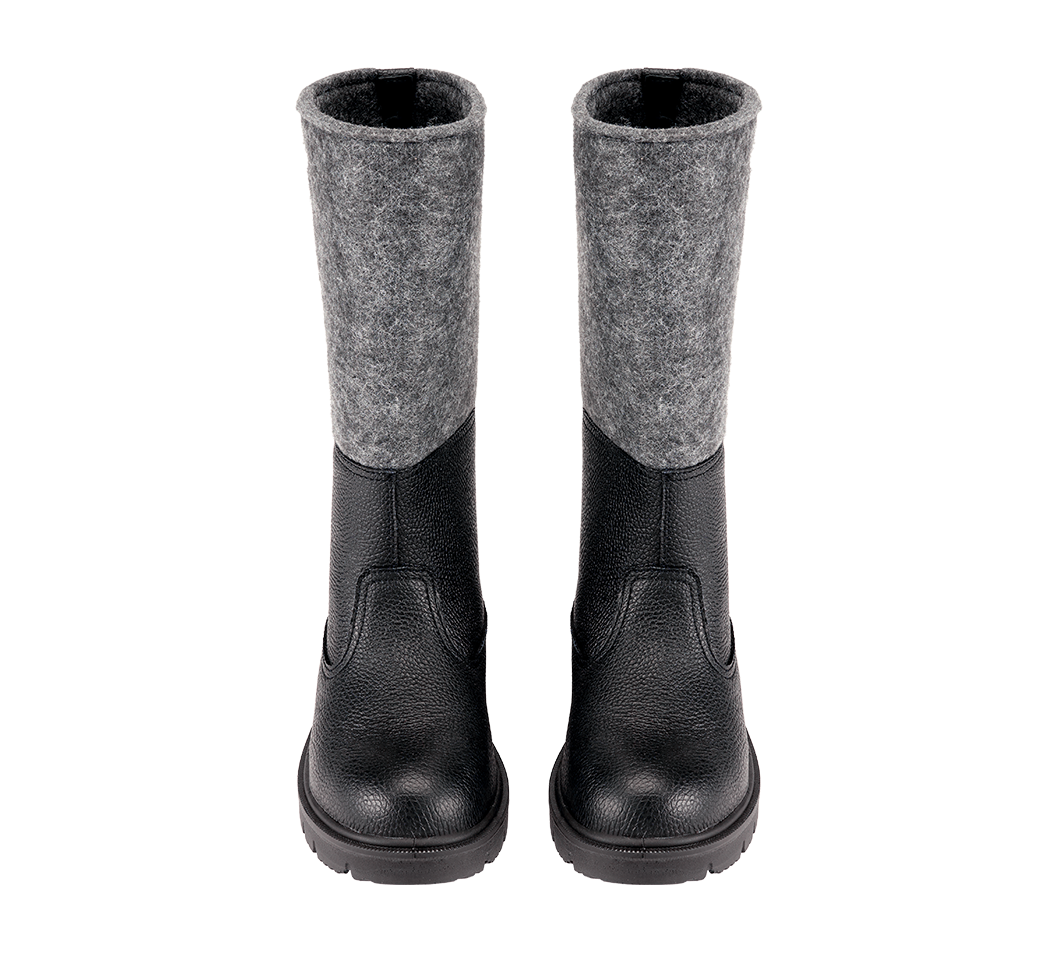 Cizme Militare Germane Filz Black Anthracite Brandit - Caldura si Mobilitate