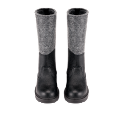 Cizme Militare Germane Filz Black Anthracite Brandit - Caldura si Mobilitate