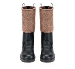 Cizme Militare Germane Filz Black Brown Brandit - Caldura si Aderenta