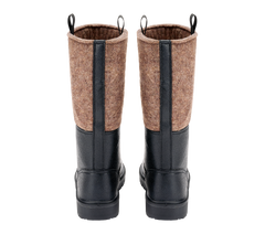 Cizme Militare Germane Filz Black Brown Brandit - Caldura si Aderenta