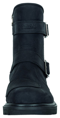 Cizme Moto DL-BM-11 Detlev Louis - Piele, Antik-Efect, Chopper