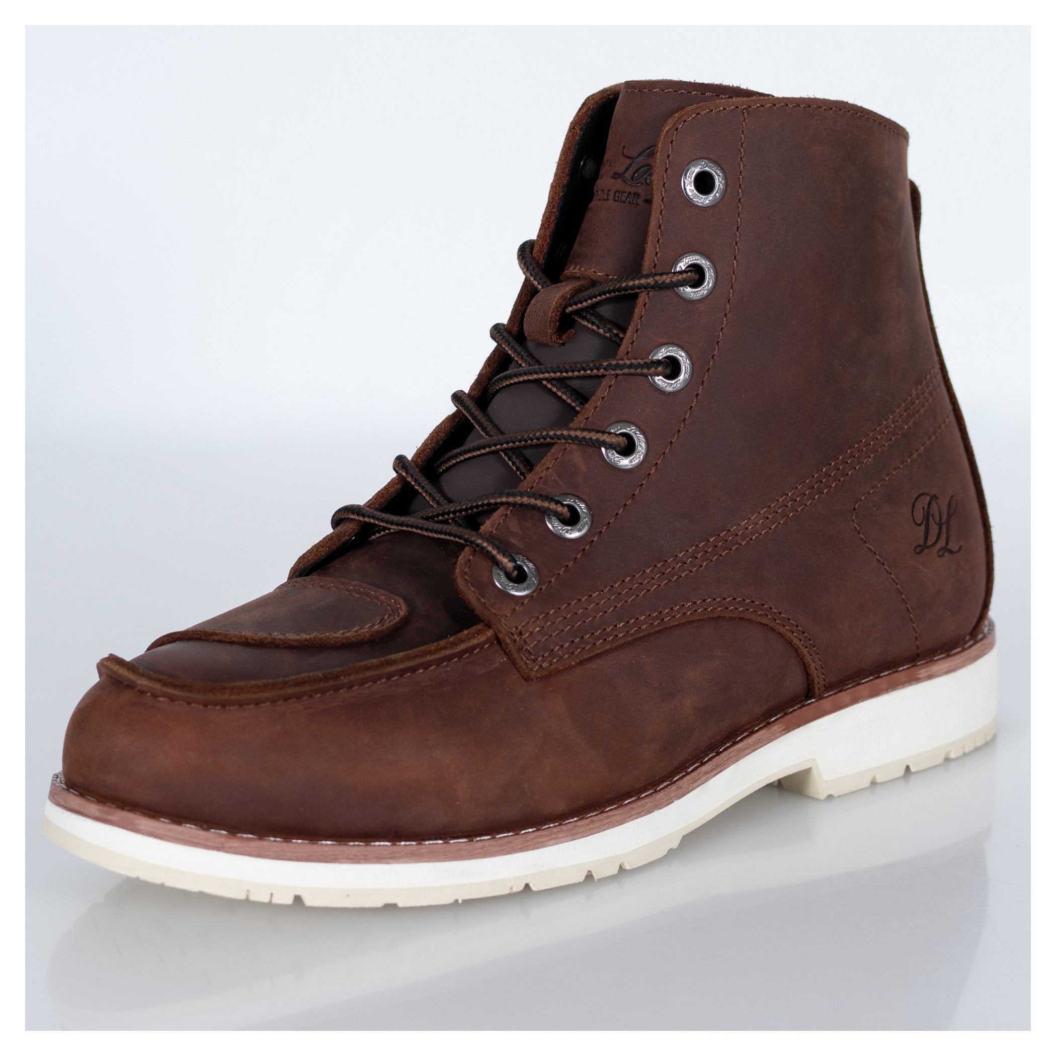 Cizme Moto DL-BM-7 Louis - Retro, Piele, Protecție Schimbător
