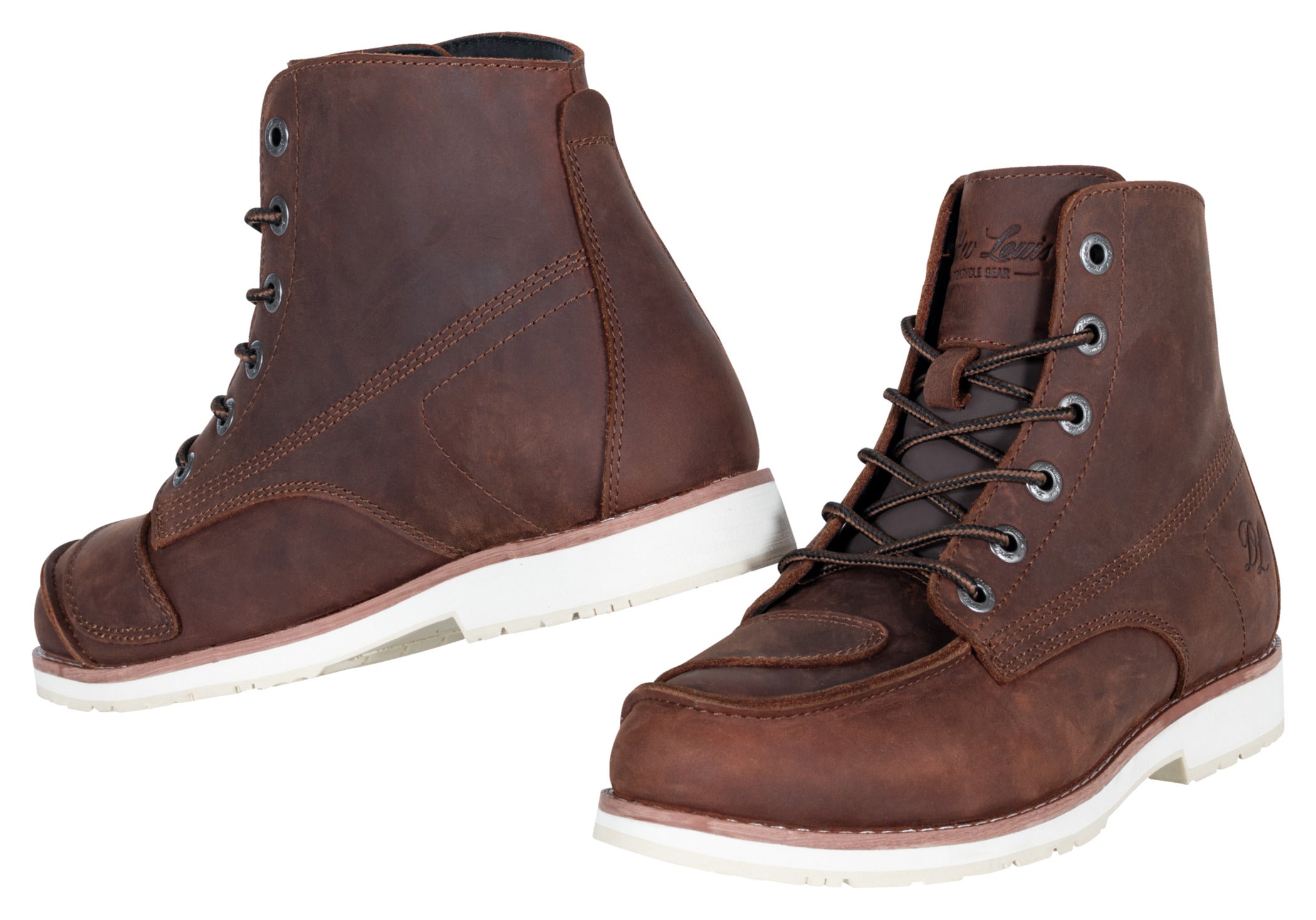 Cizme Moto DL-BM-7 Louis - Retro, Piele, Protecție Schimbător
