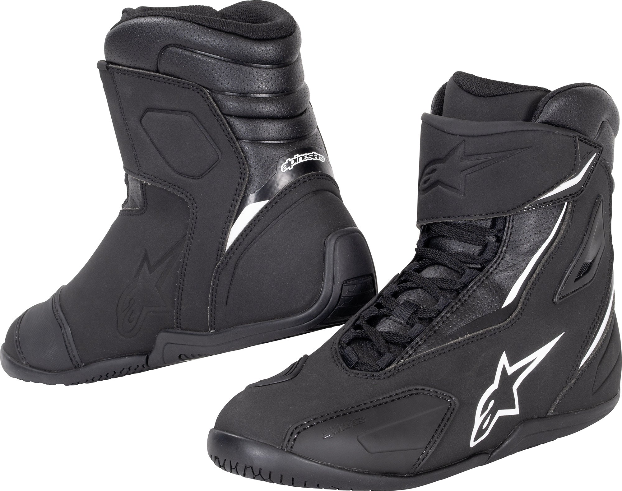 Cizme Moto Fastback 2 Alpinestars - Piele, Microfibră, Certificat EN