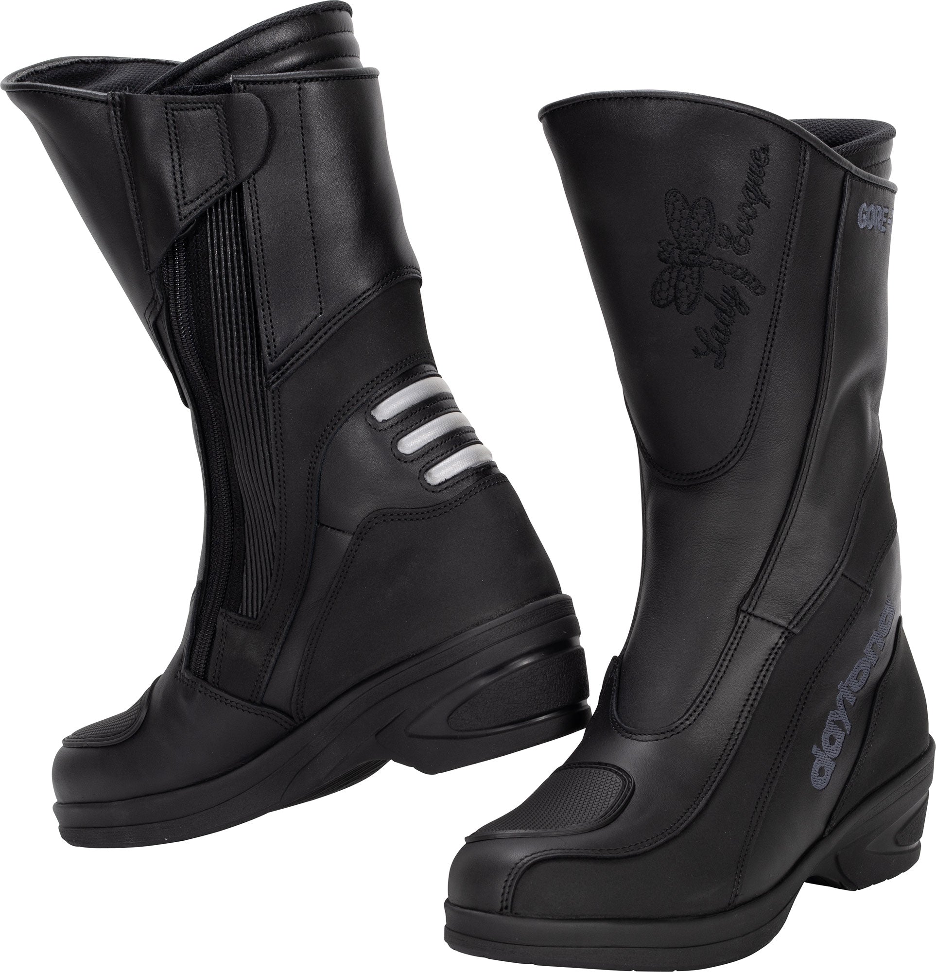 Cizme Moto Femei Lady Evoque GTX Daytona - Înălțare Talpă, Gore-Tex