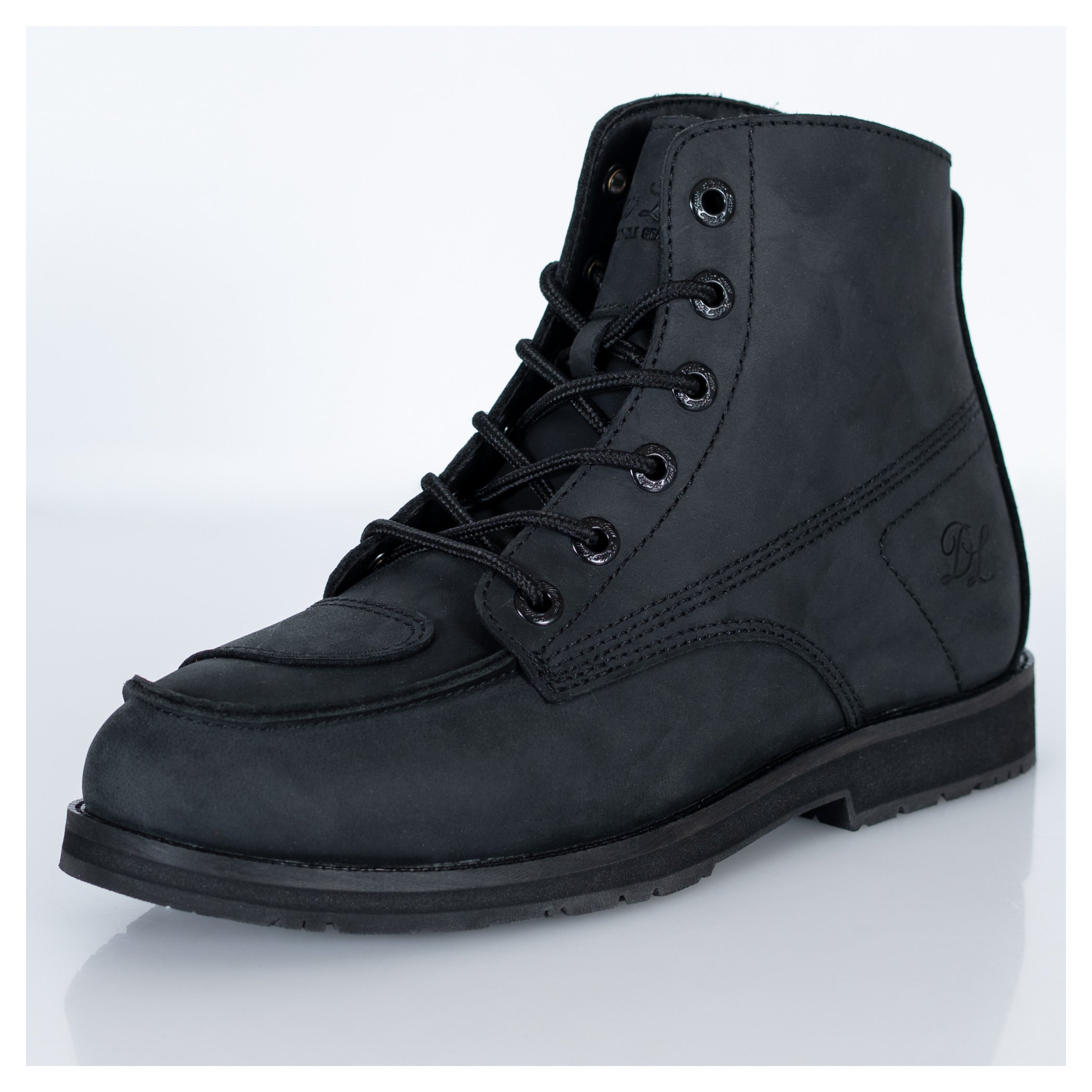 Cizme Moto Louis DL-BM-7 Retro - Piele, Antik-Efect, NakedBike