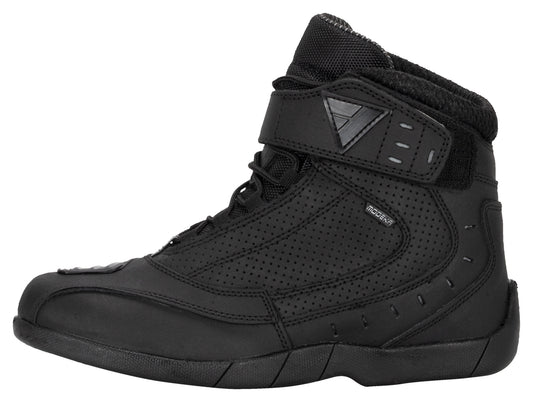 Cizme Moto Scurte Black Rider Modeka - Piele, Perforații
