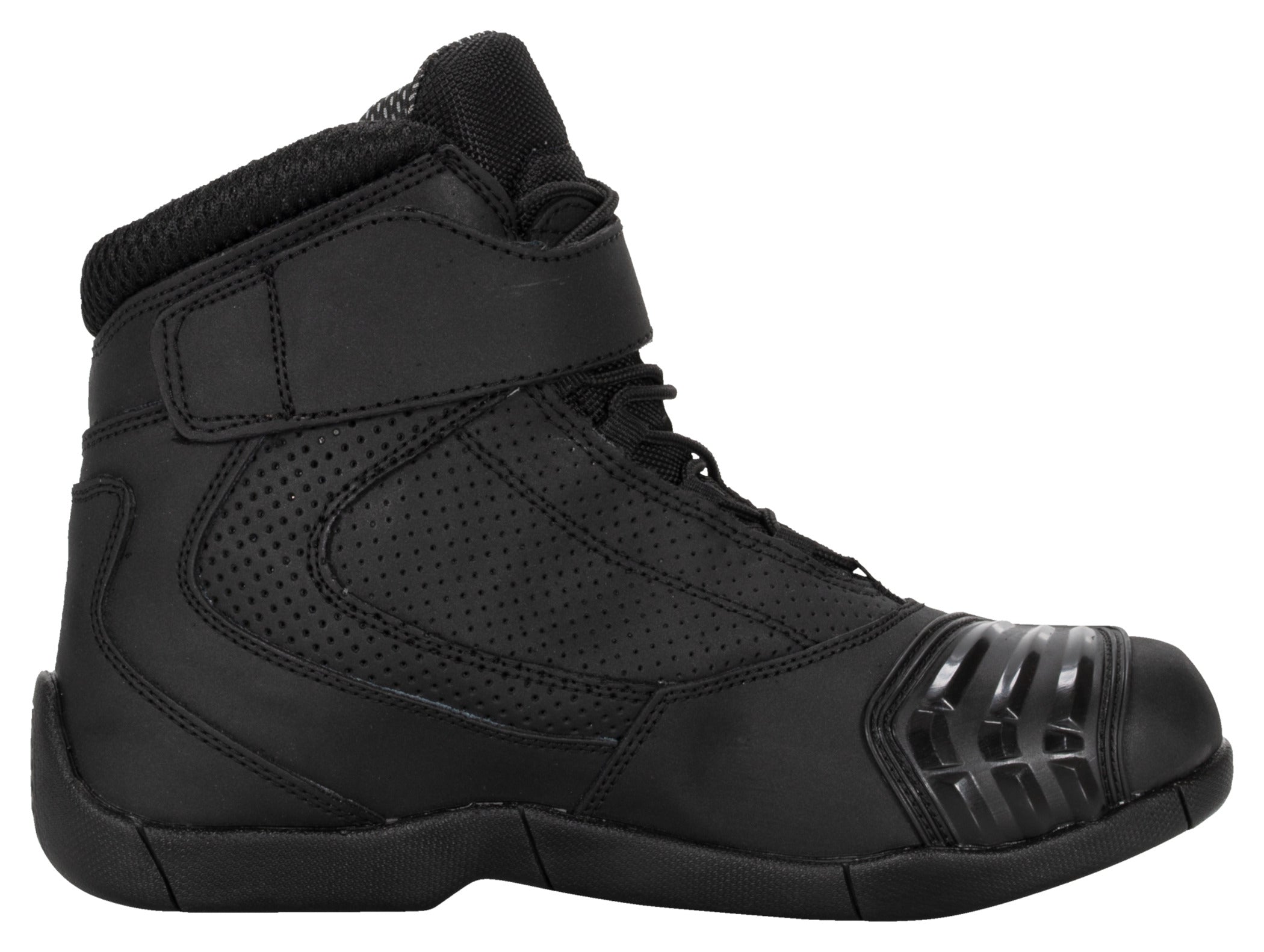 Cizme Moto Scurte Black Rider Modeka - Piele, Perforații