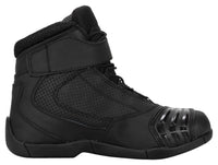Cizme Moto Scurte Black Rider Modeka - Piele, Perforații