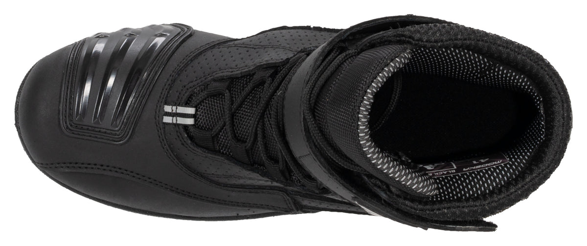 Cizme Moto Scurte Black Rider Modeka - Piele, Perforații