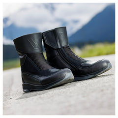 Cizme Moto VAB-1 Vanucci - Scurte, Piele, Confort Vara