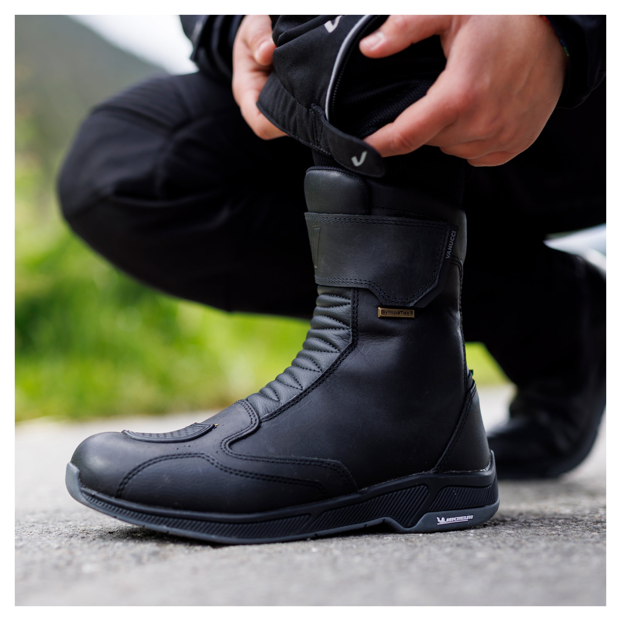 Cizme Moto Vanucci VAB-3 Sympatex - Impermeabile, Respirabile