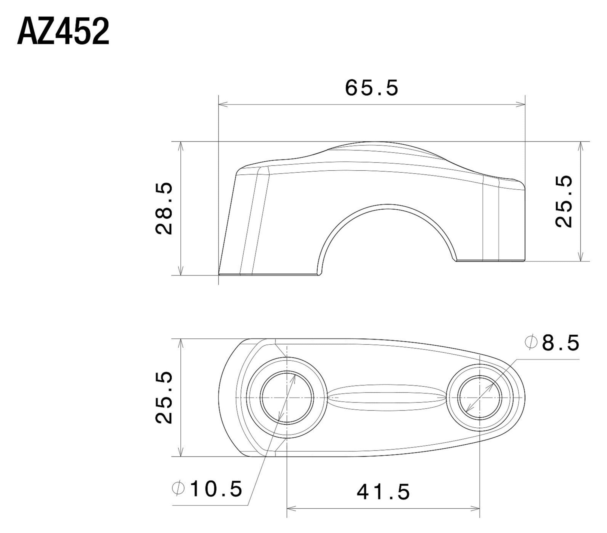 Cleme Ghidon Superioare BMW R nineT Rizoma - Aluminiu Eloxat