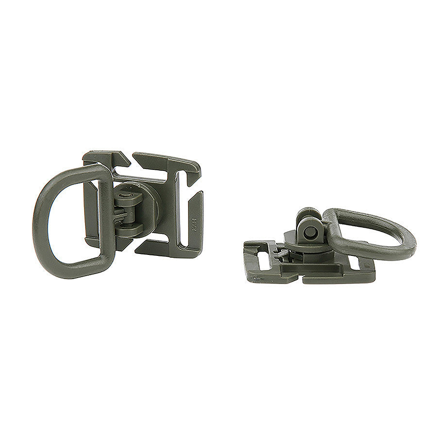 Cleme MOLLE D ring 2-pack JFO04 Verde - Organizare Esențială