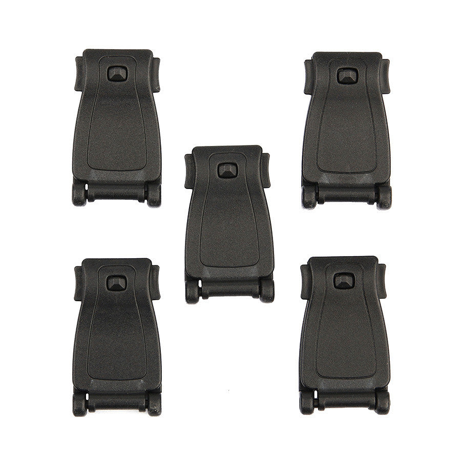 Cleme Molle Molle webbing clip 5-pack JFO06 Negru - Ordonează și Securizează Echipamentul