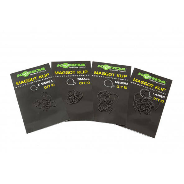 Clip Maggot Korda S - Fixare Sigură, Prezentare Naturală Momeală