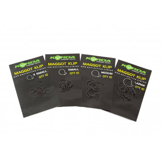 Clip Maggot Korda S - Fixare Sigură, Prezentare Naturală Momeală