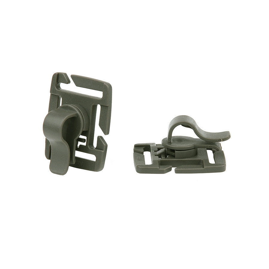 Clip MOLLE Multiclip 2-pack Verde - Organizare Echipament Esențial
