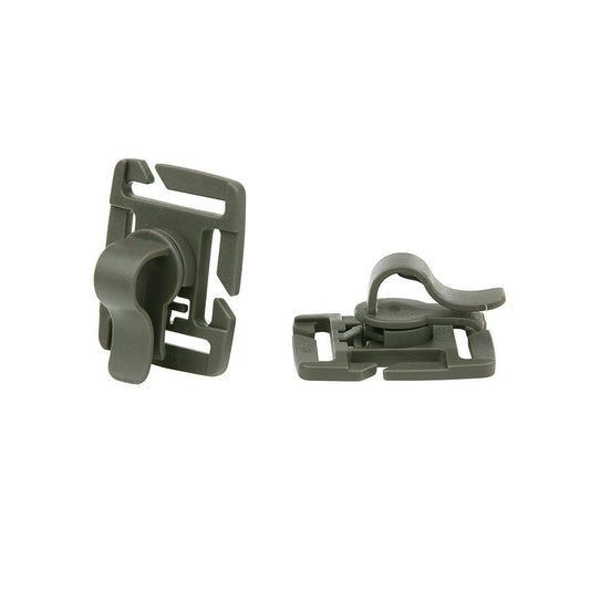 Clip MOLLE Multiclip 2-pack Verde - Organizare Echipament Esențial