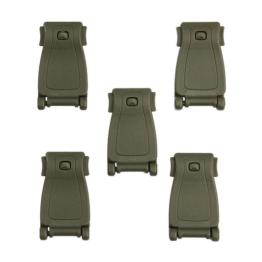 Clips Molle Webbing 5-pack JFO06 Groen - Stabilitate Maximă Echipament