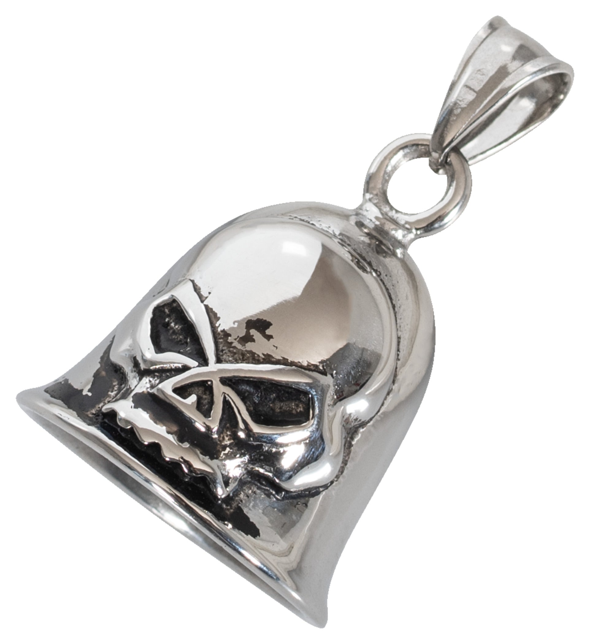 Clopoțel Biker Skull Louis - Accesoriu Moto Oțel Inoxidabil