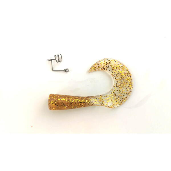 Coada de Schimb Strike Pro Wolf Tail Jr. - Gold Glitter, Atractivitate Maximă