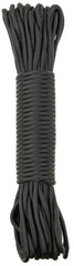 Coardă Paracord 50 FT Negru MFH - 7 fire, 100% Nailon