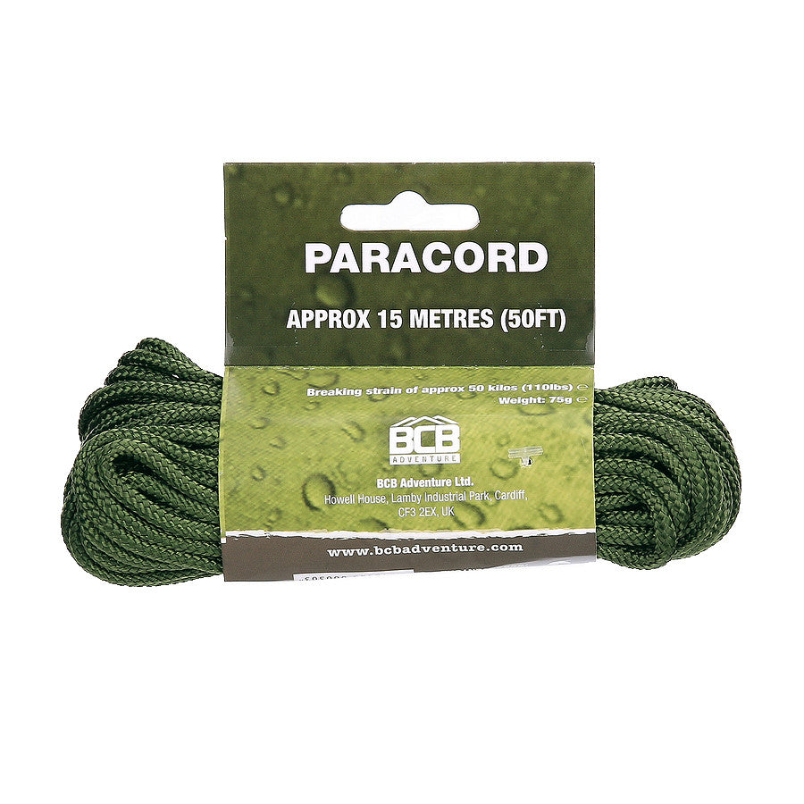Coarda Paracord BCB CM030 Verde Olive - Soluția Ta Versatilă de Supraviețuire