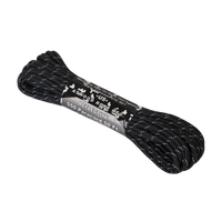 Coardă Paracord Helikon-Tex 550 LBS Reflectivă Neagră