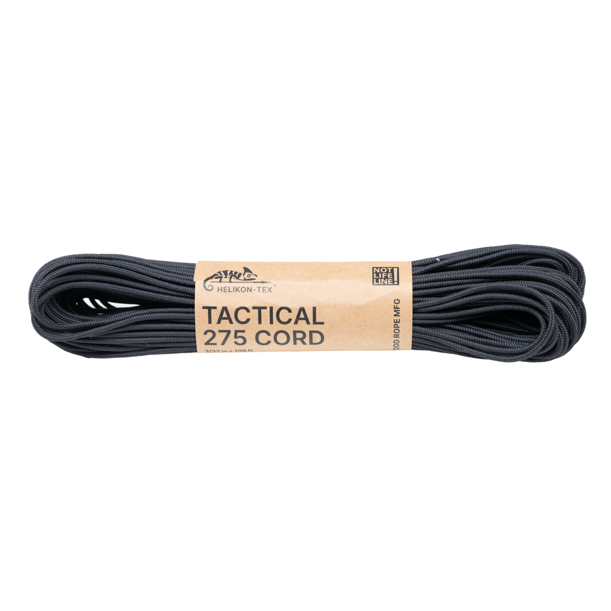 Coardă tactică Helikon-Tex 275 Cord Neagră 30m