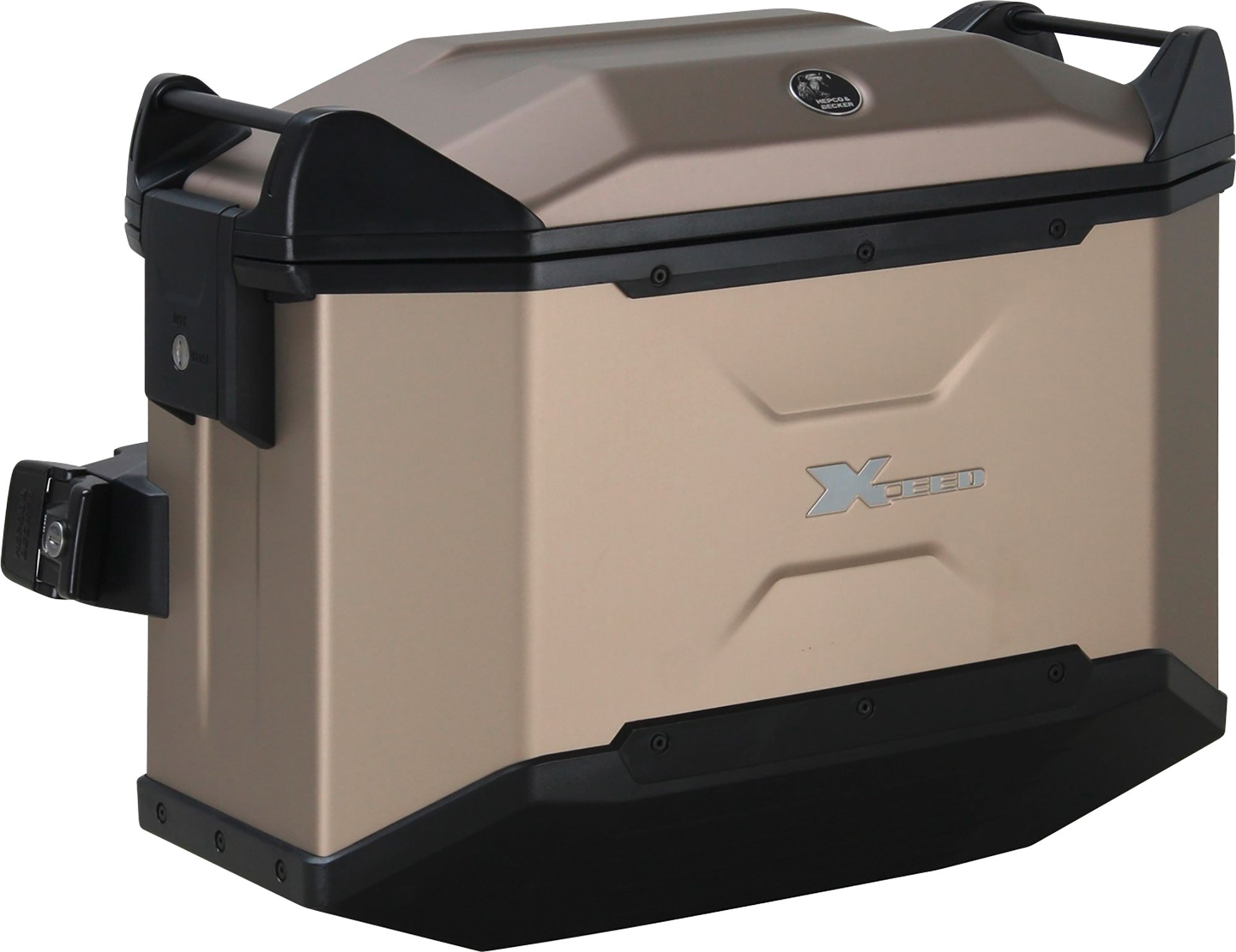 Cofre Laterale Moto Xceed Hepco & Becker - 38L, Aluminiu, Impermeabile
