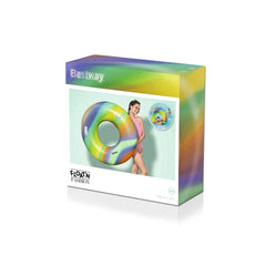Colac Gonflabil Rainbow Swim Tube Bestway - Ø119cm, Mânere - 6