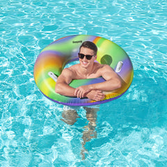 Colac Gonflabil Rainbow Swim Tube Bestway - Ø119cm, Mânere - 7