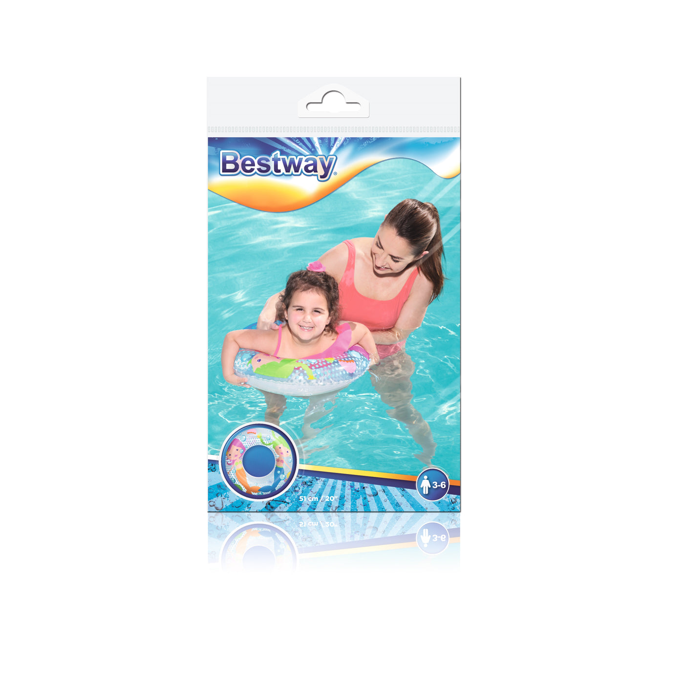 Colac Înot BESTWAY Sea Creature - Ø 51 cm, Vârstă 3-6 Ani - 6