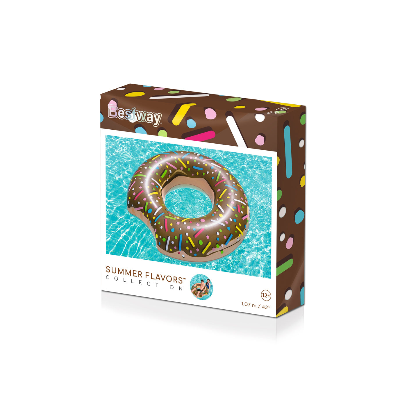 Colac Piscina Donut 36118 BESTWAY - Ø107cm, PVC Rezistent, Patch Inclus - 7