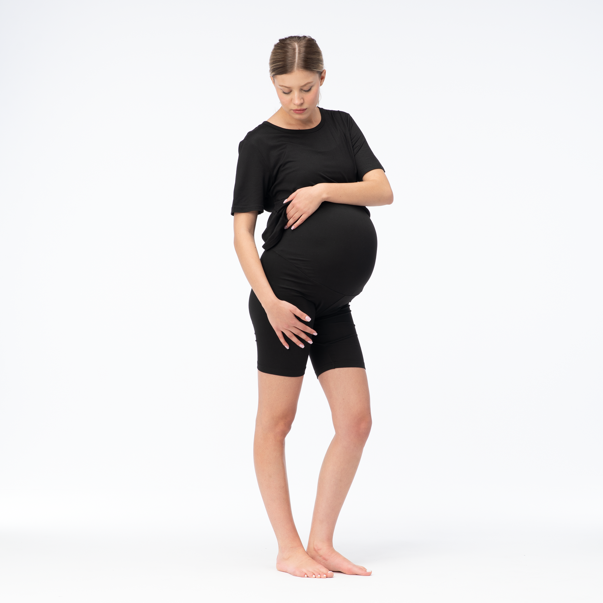 Colanți 1/2 Femei ACARIA SHORTS II WMNS IQ - Gravide, Sport - 7