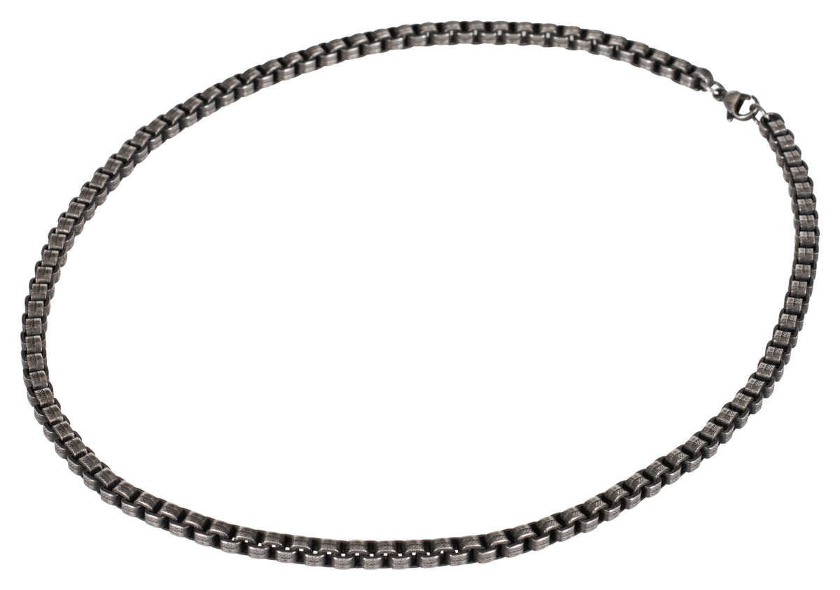 Colier Venetian Chain Louis - Oțel Inoxidabil, Stil Vintage