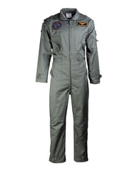 Combinezon de Zbor Mil-Tec US – 4 Patch-uri, 65% Poliester, Oliv