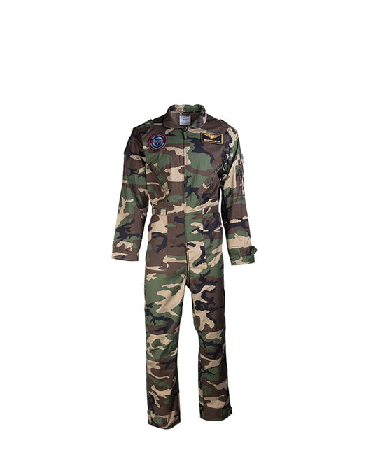Combinezon de Zbor pentru Copii Mil-Tec US – 4 Patch-uri, Woodland