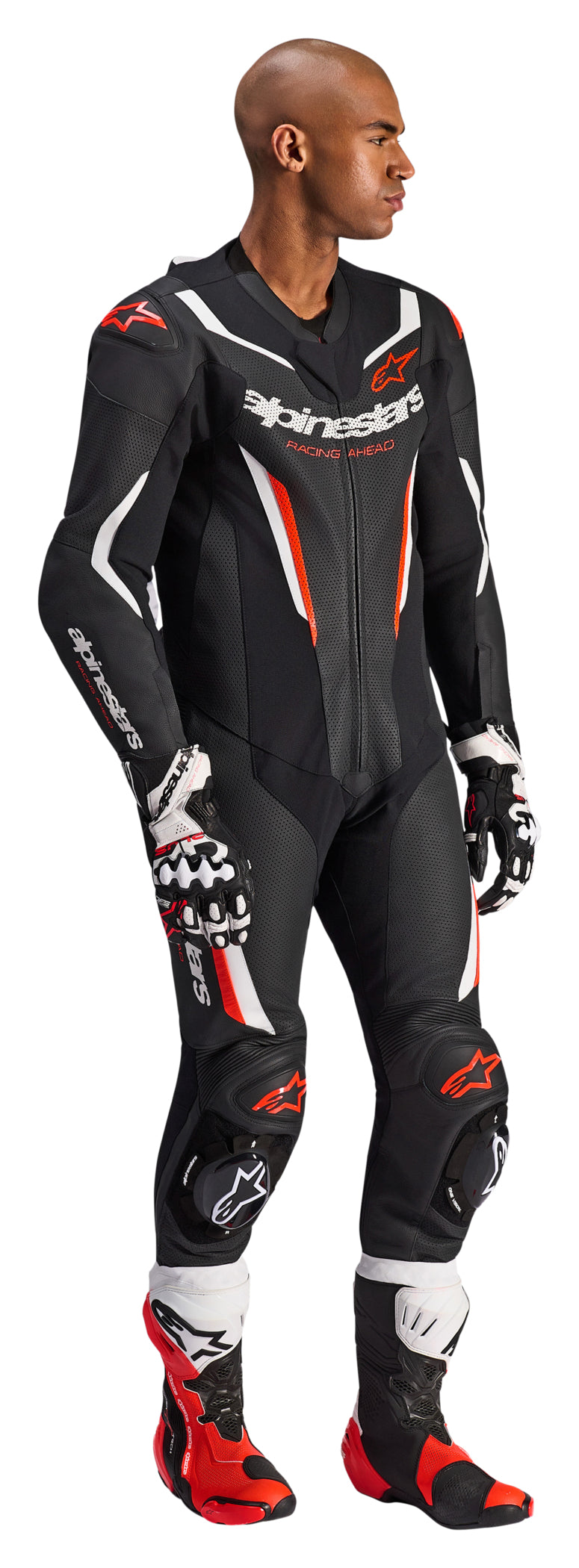 Combinezon Moto GP-Force V2 1-Teiler - Piele, Protecții Nivel 1