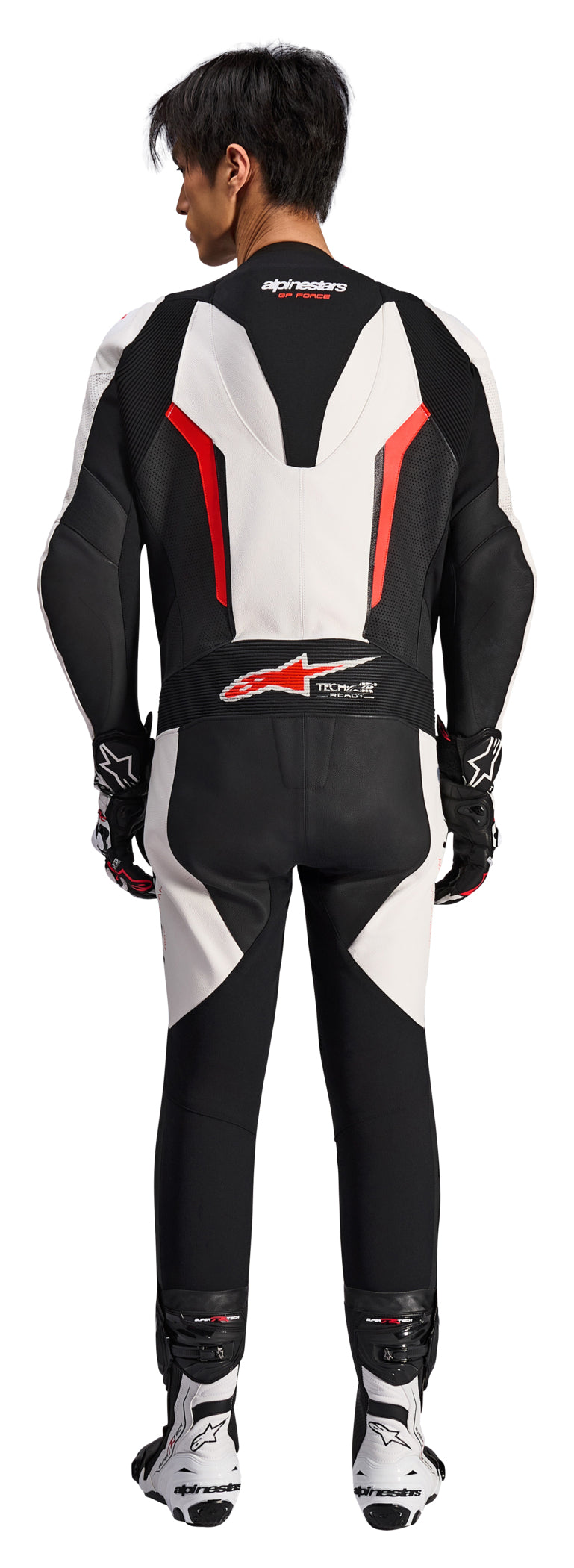 Combinezon Moto GP-Force V2 1-Teiler - Protecție AA, Piele Bovină