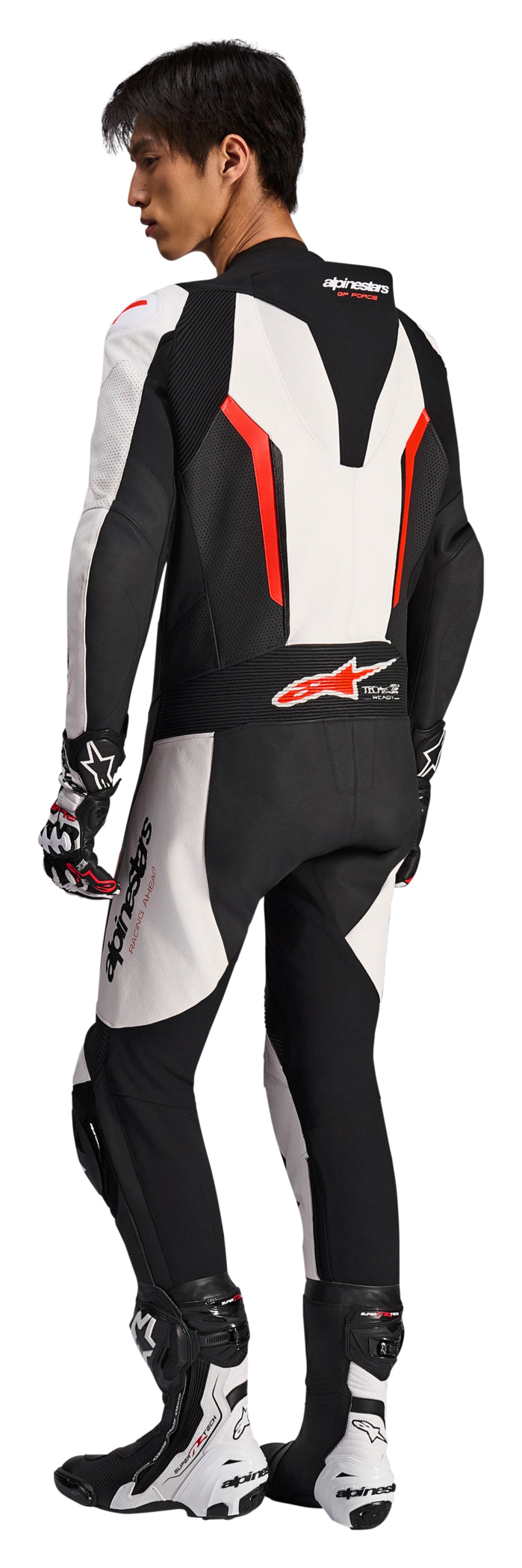 Combinezon Moto GP-Force V2 1-Teiler - Protecție AA, Piele Bovină