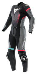 Combinezon Moto Piele Fulminea Dainese Damă - 2 Piese, Protecție AAA