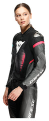 Combinezon Moto Piele Fulminea Dainese Damă - 2 Piese, Protecție AAA