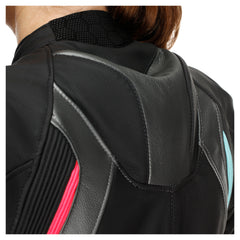 Combinezon Moto Piele Fulminea Dainese Damă - 2 Piese, Protecție AAA